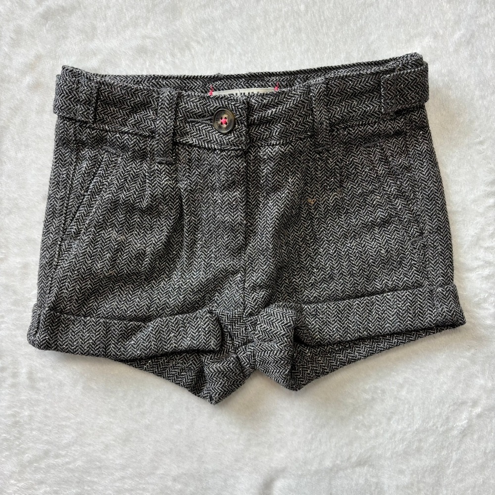 RUUM American Kids Wear Girls‎ Herringbone Shimmer Cuffed Shorts